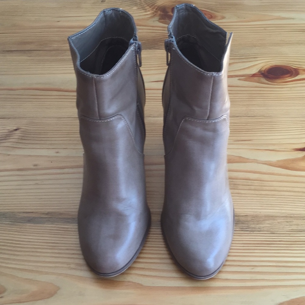 Beige Ankle Boots